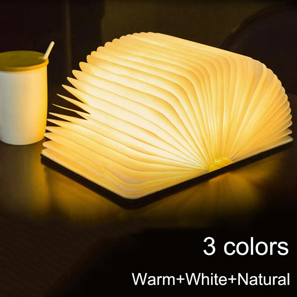 Portable LED Book Decor Night Light